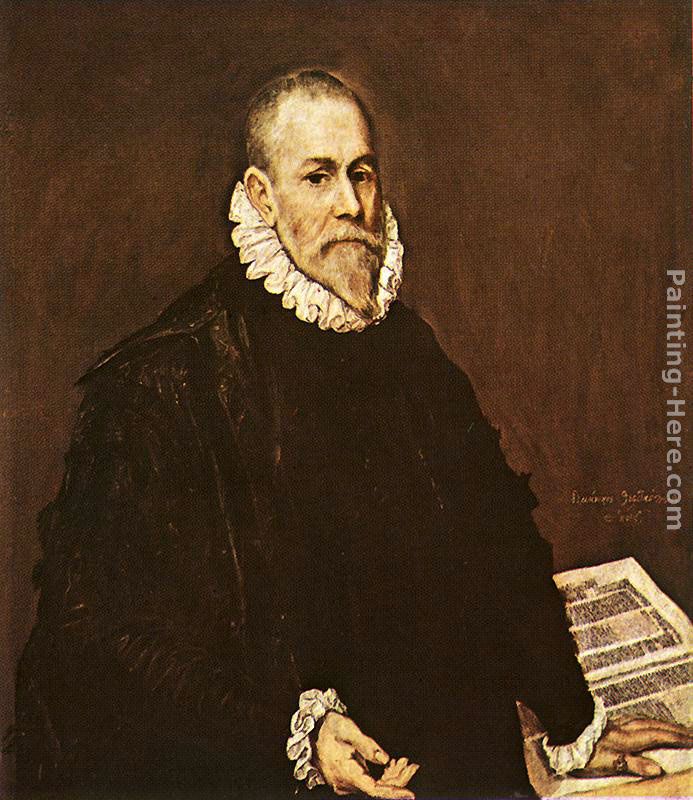 Portrait of a Doctor painting - El Greco Portrait of a Doctor art painting